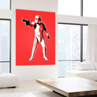 Stormtrooper | Pop Art by William Cuccio on GIANT ART - red digital painting