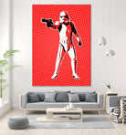 Stormtrooper | Pop Art by William Cuccio on GIANT ART - red digital painting