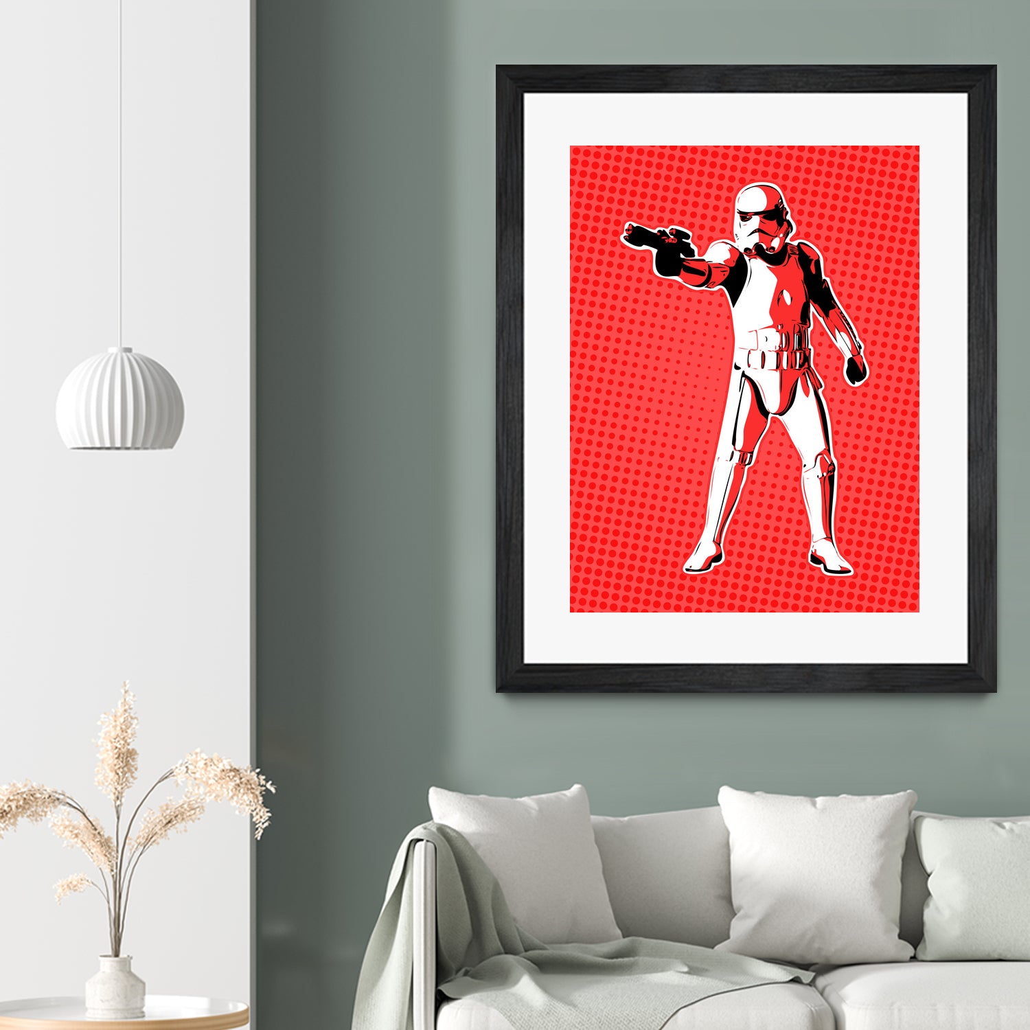 Stormtrooper | Pop Art by William Cuccio on GIANT ART - red digital painting