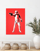 Stormtrooper | Pop Art by William Cuccio on GIANT ART - red digital painting