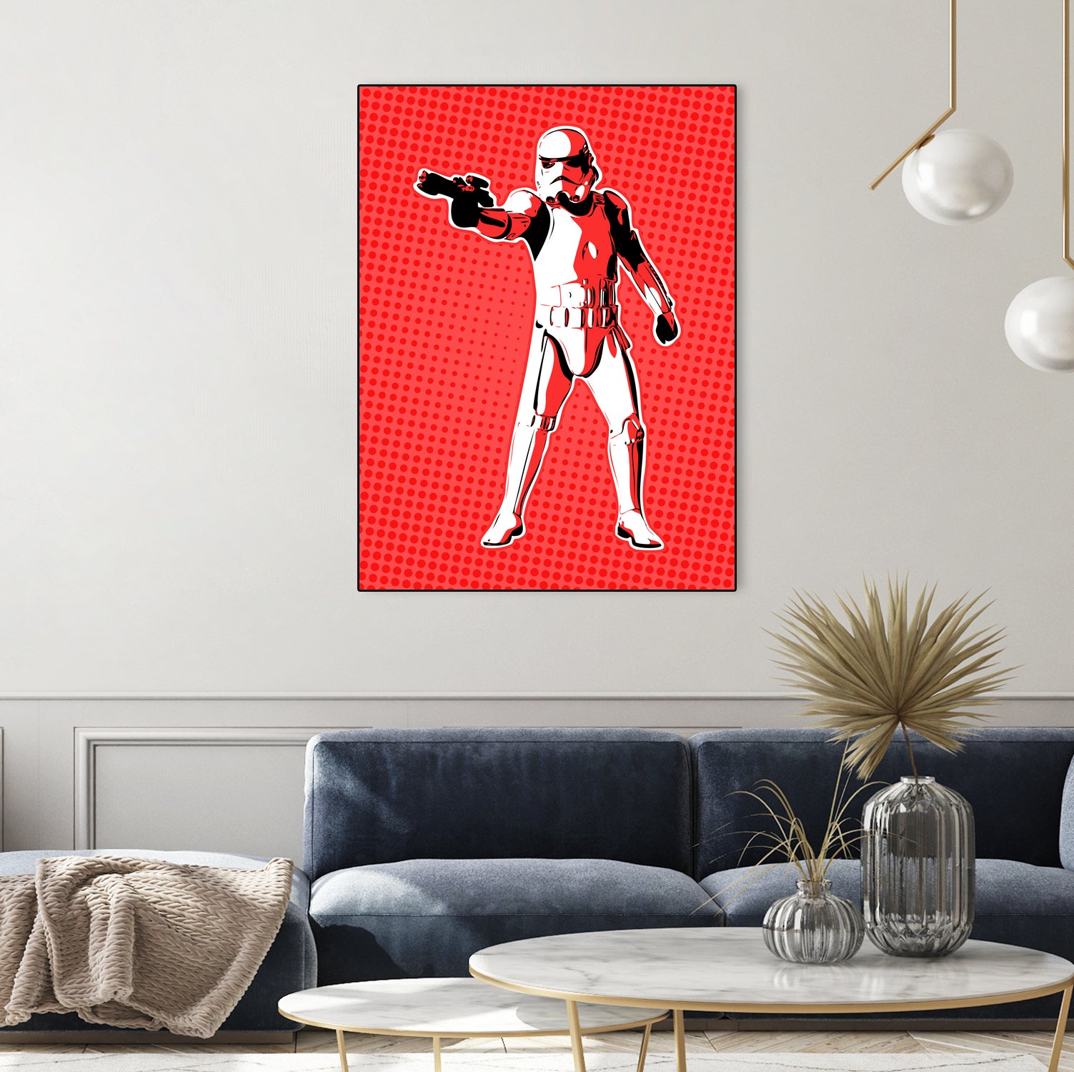 Stormtrooper | Pop Art by William Cuccio on GIANT ART - red digital painting