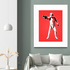 Stormtrooper | Pop Art by William Cuccio on GIANT ART - red digital painting