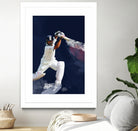 Sachin Tendulkar by Urvashi Suraiya on GIANT ART - blue digital painting