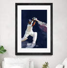 Sachin Tendulkar by Urvashi Suraiya on GIANT ART - blue digital painting