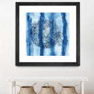 Puffer Fish Shibori by Thomas Fernez on GIANT ART - blue digital drawing