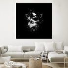 Skull X (bw) by Solti Balázs on GIANT ART - black digital painting