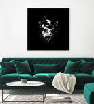 Skull X (bw) by Solti Balázs on GIANT ART - black digital painting