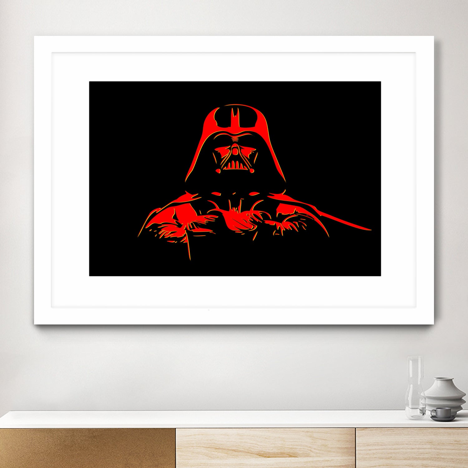 Darth Vader | Pop Art by William Cuccio on GIANT ART - black digital painting