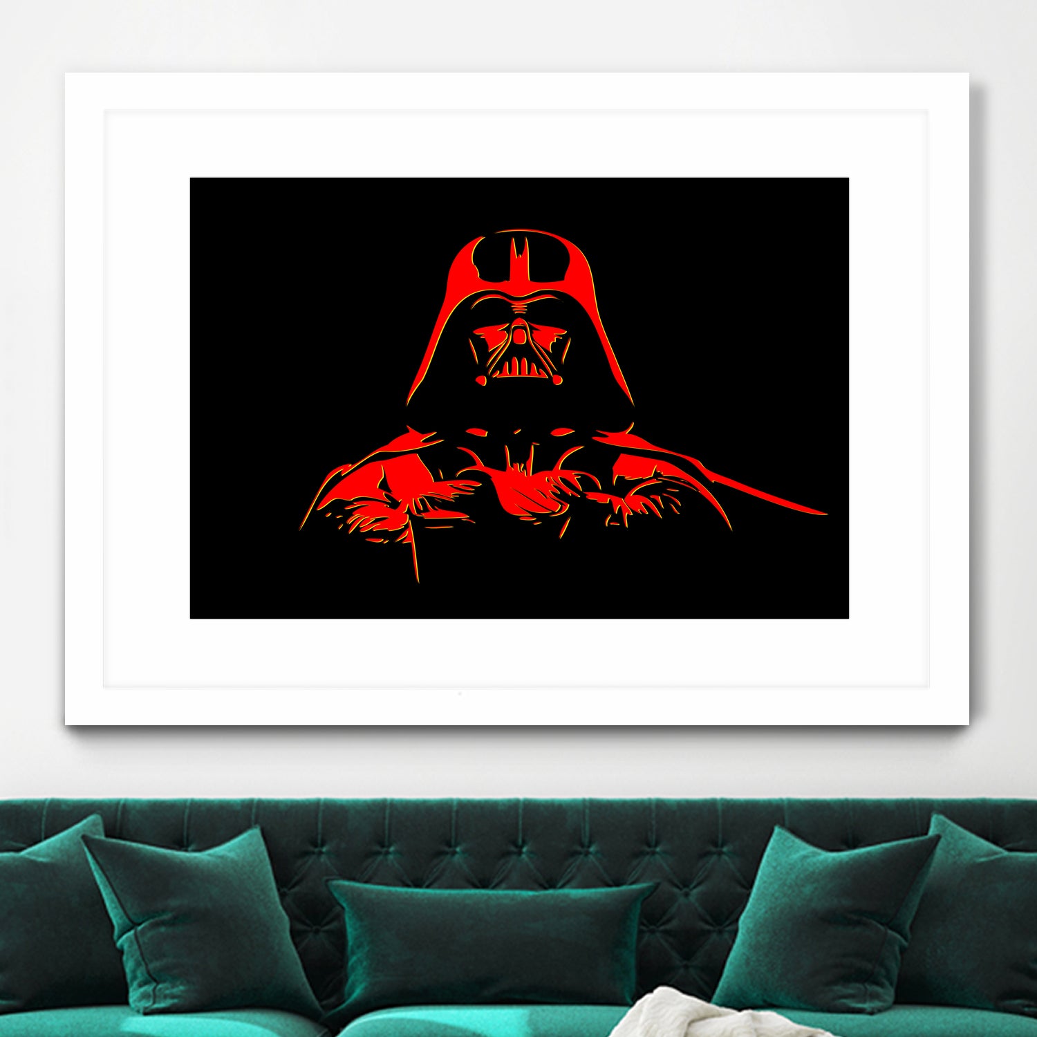 Darth Vader | Pop Art by William Cuccio on GIANT ART - black digital painting