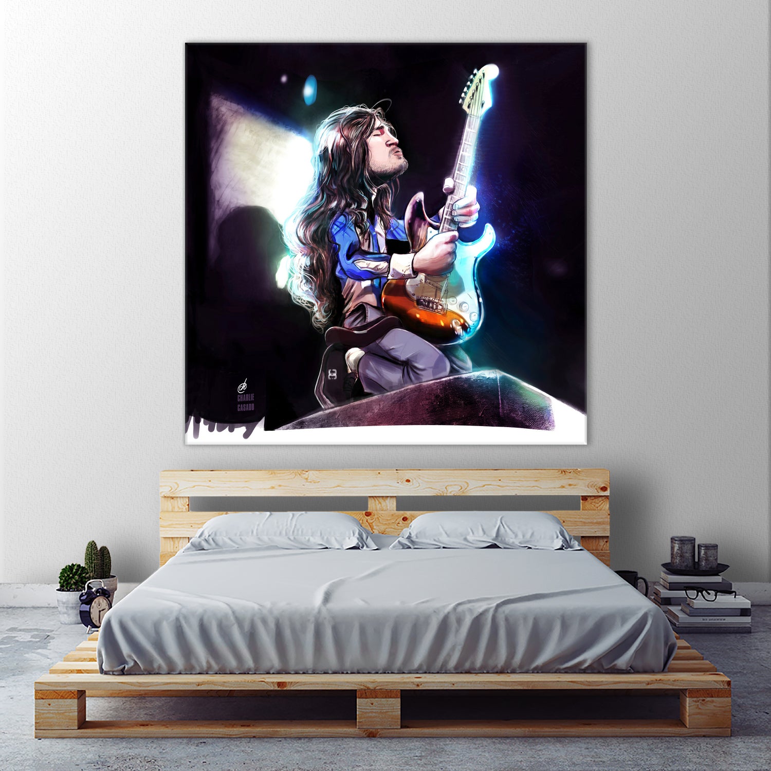 Frusciante Slane Castle by Charlie Casado on GIANT ART - black digital drawing