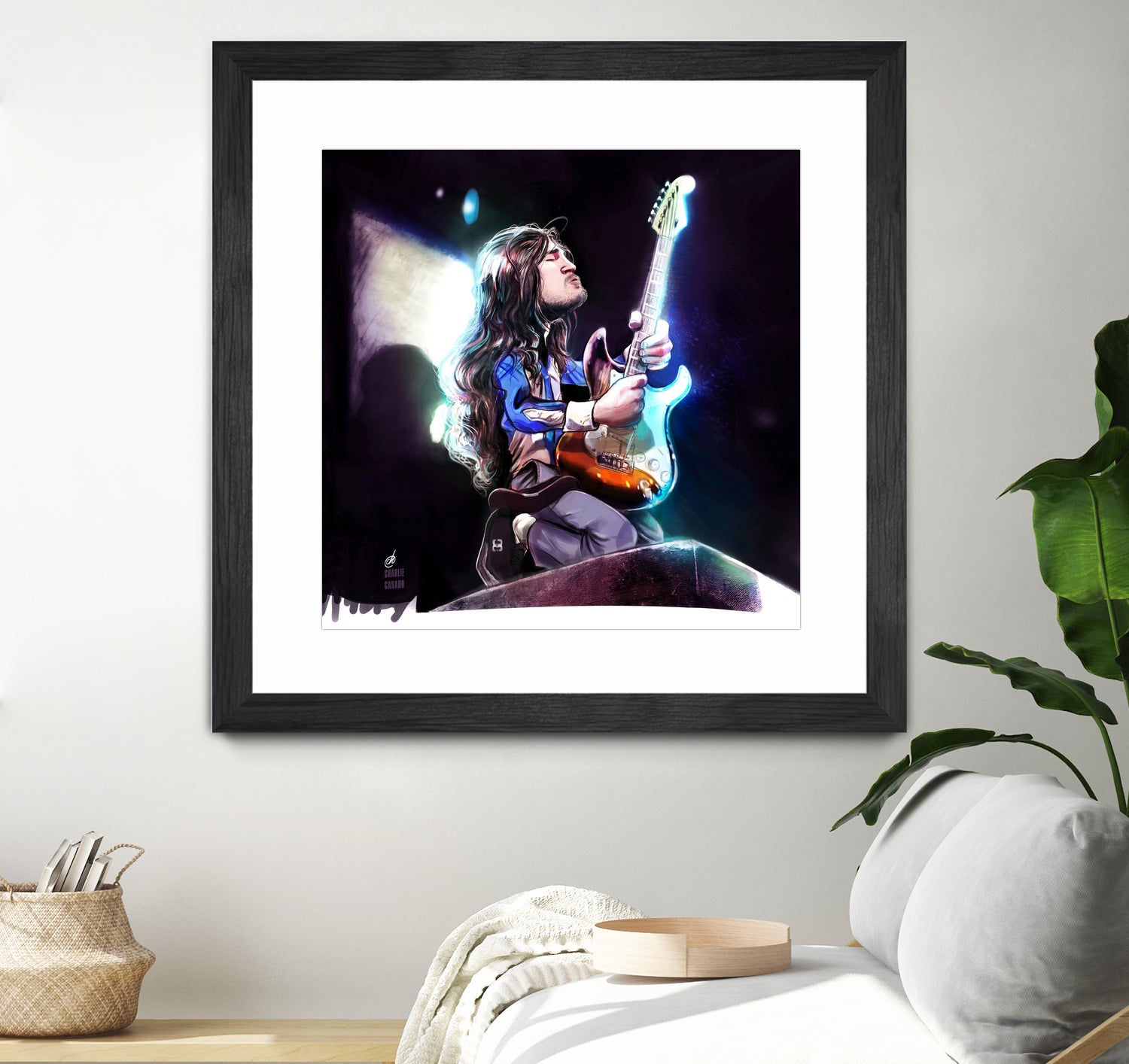 Frusciante Slane Castle by Charlie Casado on GIANT ART - black digital drawing