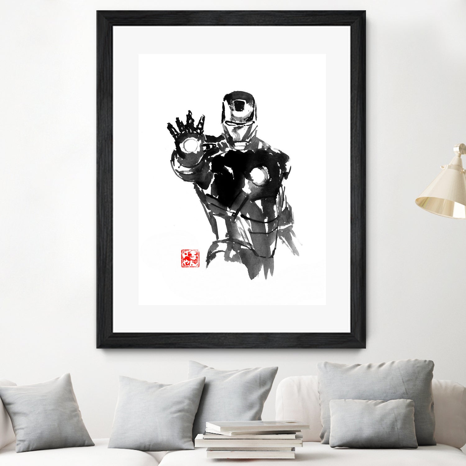 iron man by philippe imbert on GIANT ART - black character design