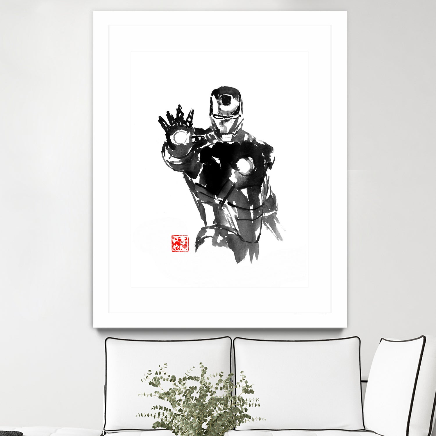 iron man by philippe imbert on GIANT ART - black character design