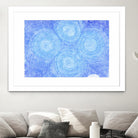 Blue ripples, four loci by Victor Fitzsimons on GIANT ART - blue mixed media