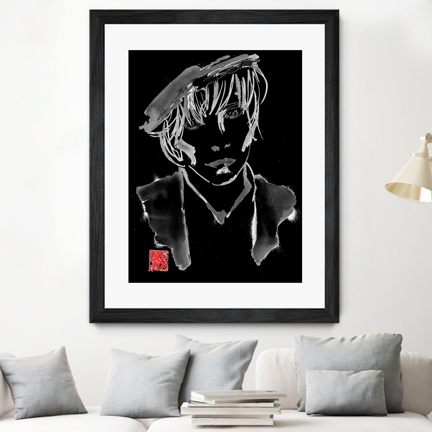 mylene farmer by philippe imbert on GIANT ART - black character design