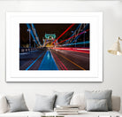 Lighttrails Tower Bridge by Reziebelle Martin on GIANT ART - red photo illustration