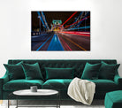 Lighttrails Tower Bridge by Reziebelle Martin on GIANT ART - red photo illustration