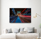 Lighttrails Tower Bridge by Reziebelle Martin on GIANT ART - red photo illustration