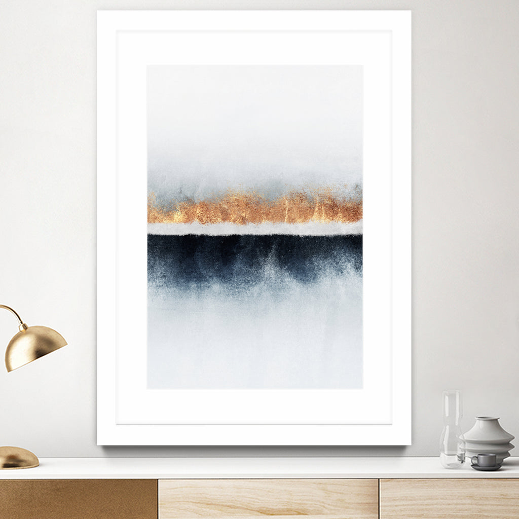 Horizon by Elisabeth Fredriksson on GIANT ART - white mixed media