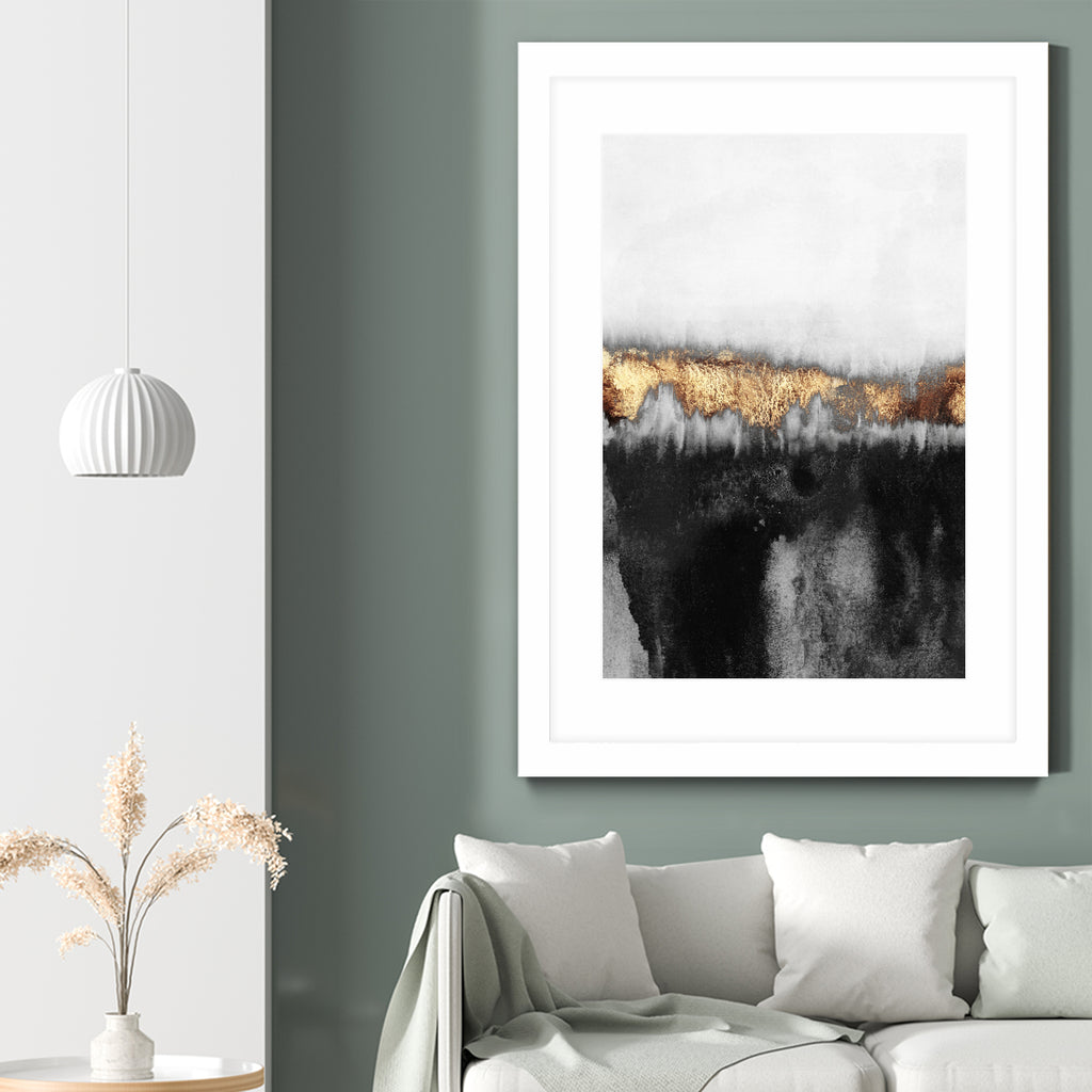 Gloomy by Elisabeth Fredriksson on GIANT ART - gray mixed media