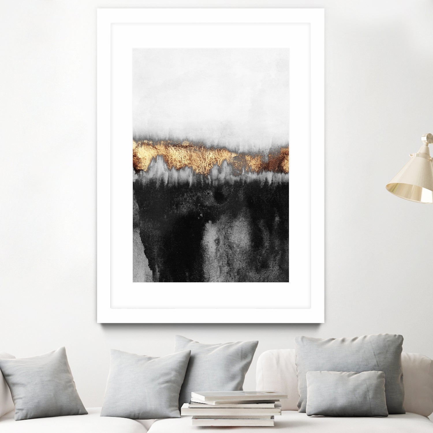 Gloomy by Elisabeth Fredriksson on GIANT ART - gray mixed media