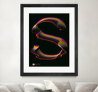 S - RADIANT GENETYPO #094 v01 by Toni Mitjanit on GIANT ART - black typography