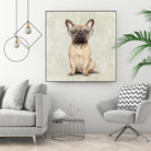 Mr French Bulldog by Roberta Jean Pharelli on GIANT ART - white digital painting