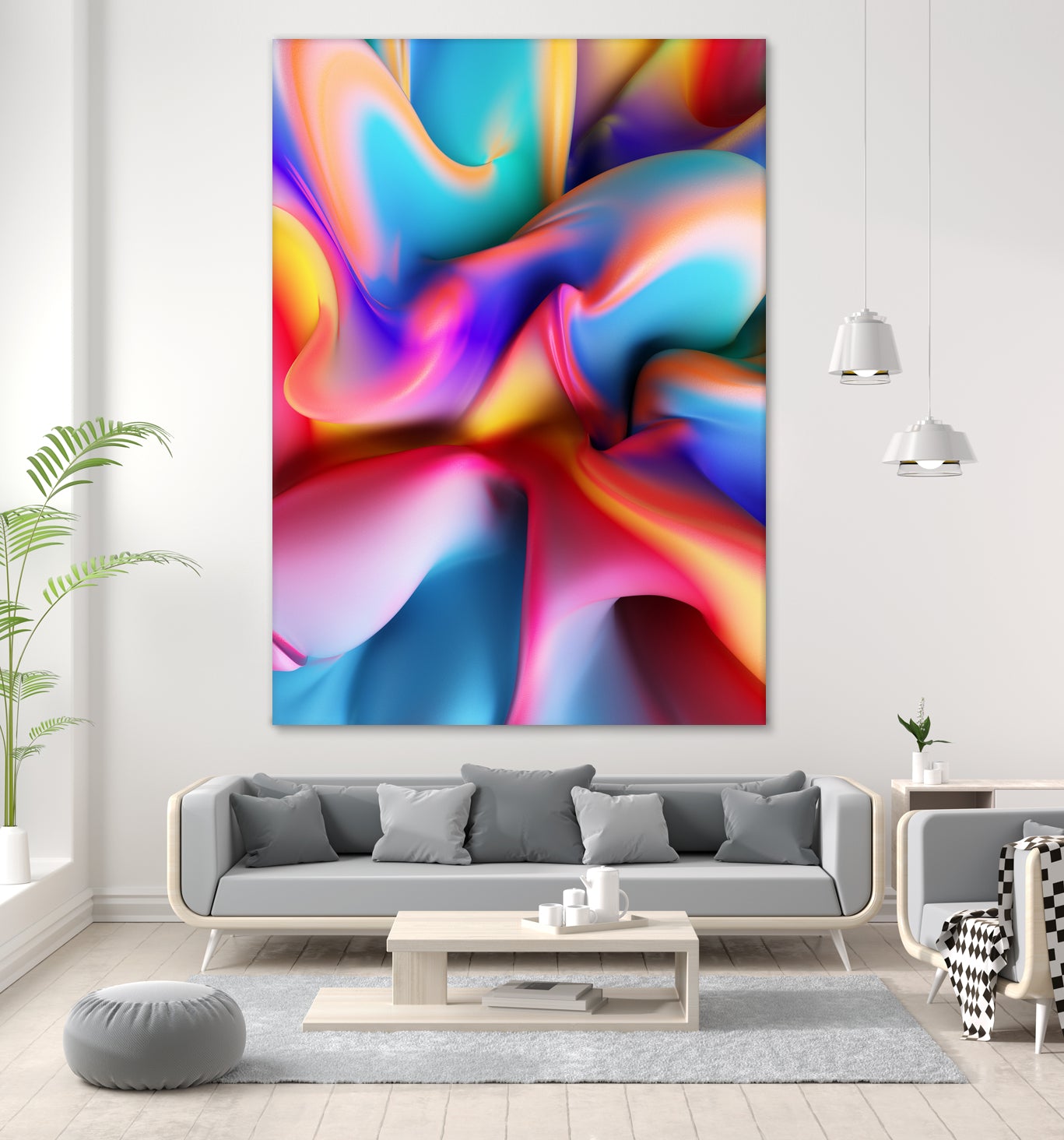 Paint Colorful Splash by Danny Jardim on GIANT ART - yellow digital painting