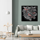 Sleeve tattoo Samurai Irezumi by Herman Wijanarko on GIANT ART - black vector illustration