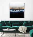 Golden Horizon by Elisabeth Fredriksson on GIANT ART - blue mixed media