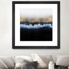 Golden Horizon by Elisabeth Fredriksson on GIANT ART - blue mixed media