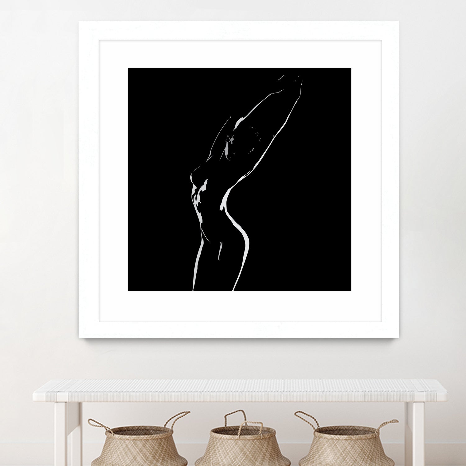 woman shadow female by Herman Wijanarko on GIANT ART - black vector illustration