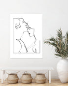 kiss her good night by Kiki Castel on GIANT ART - black digital drawing