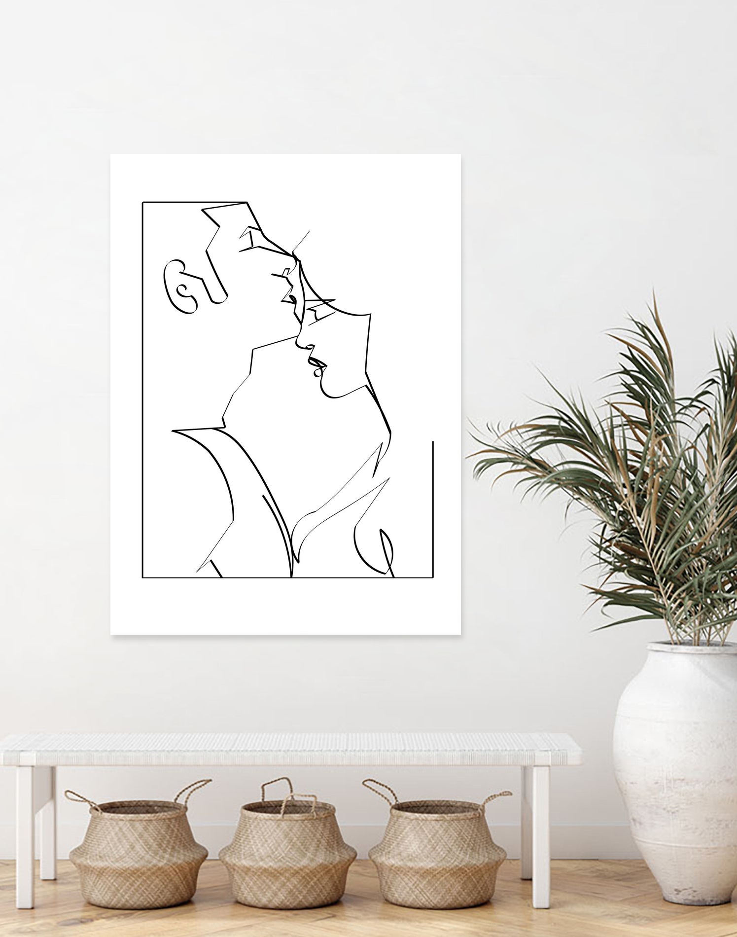 kiss her good night by Kiki Castel on GIANT ART - black digital drawing