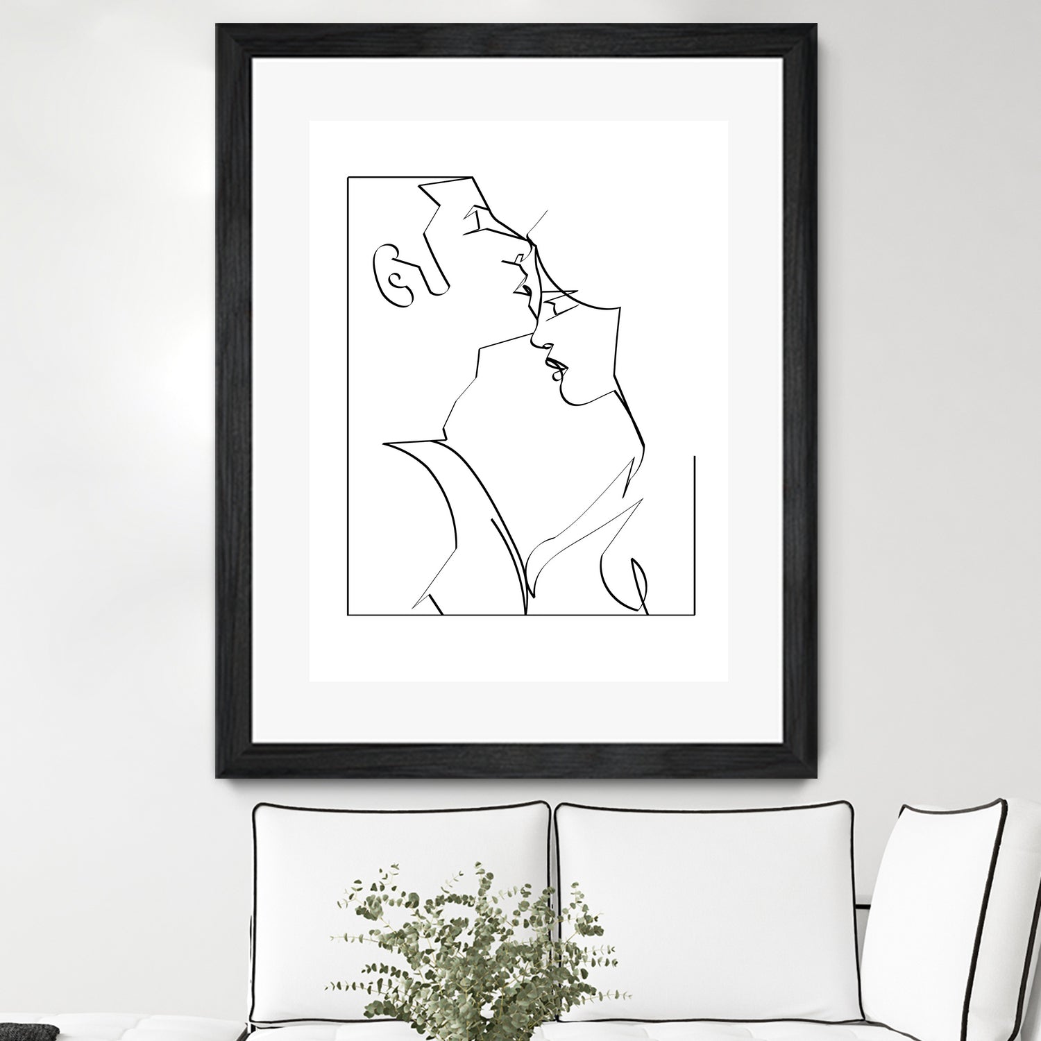 kiss her good night by Kiki Castel on GIANT ART - black digital drawing