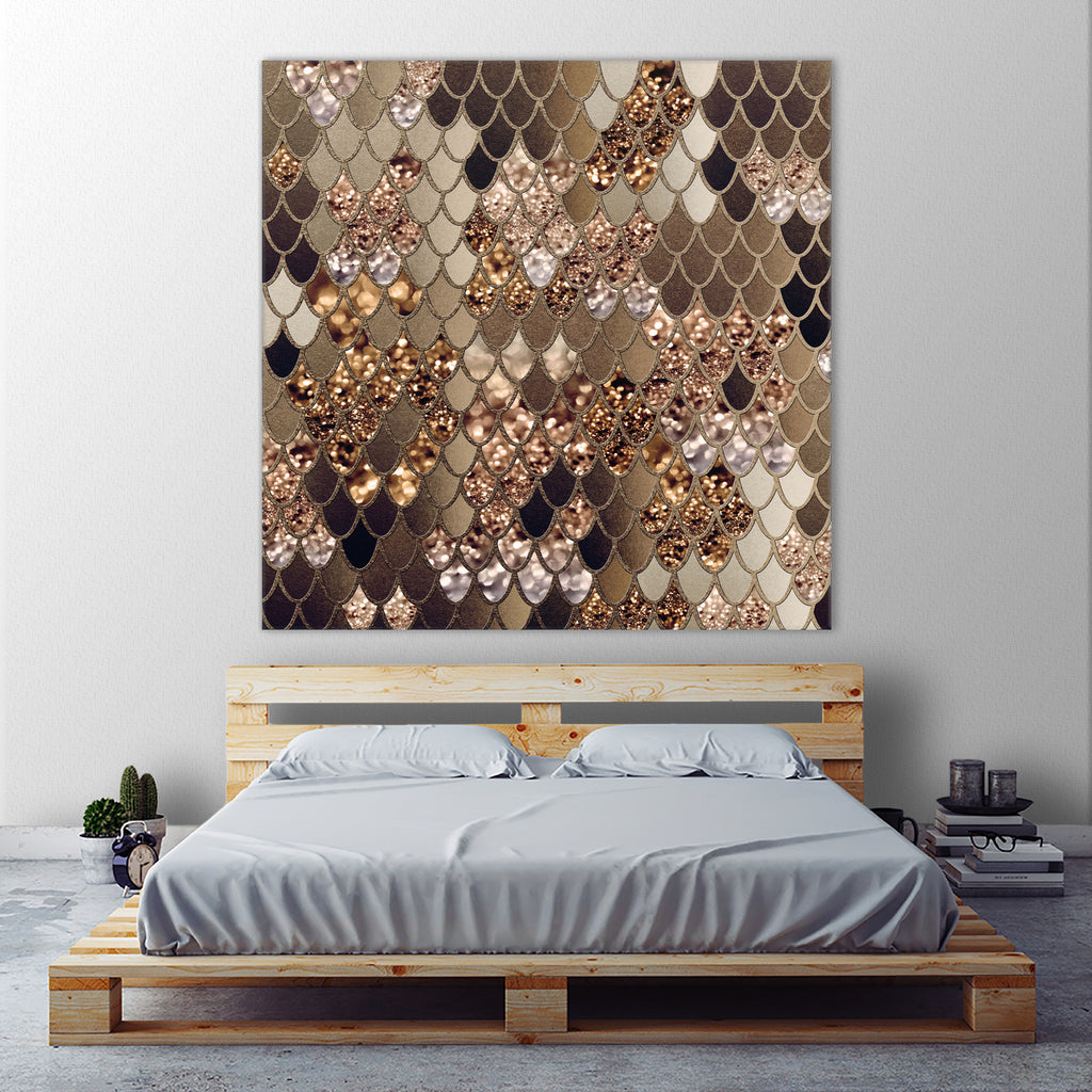 Mermaid Glitter Scales #6 #shiny #decor #art by Anita & Bella Jantz on GIANT ART - brown vector illustration