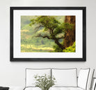 Nature mountain sunrise landscape tree by Retno Asih Mustakimah on GIANT ART - green photo manipulation