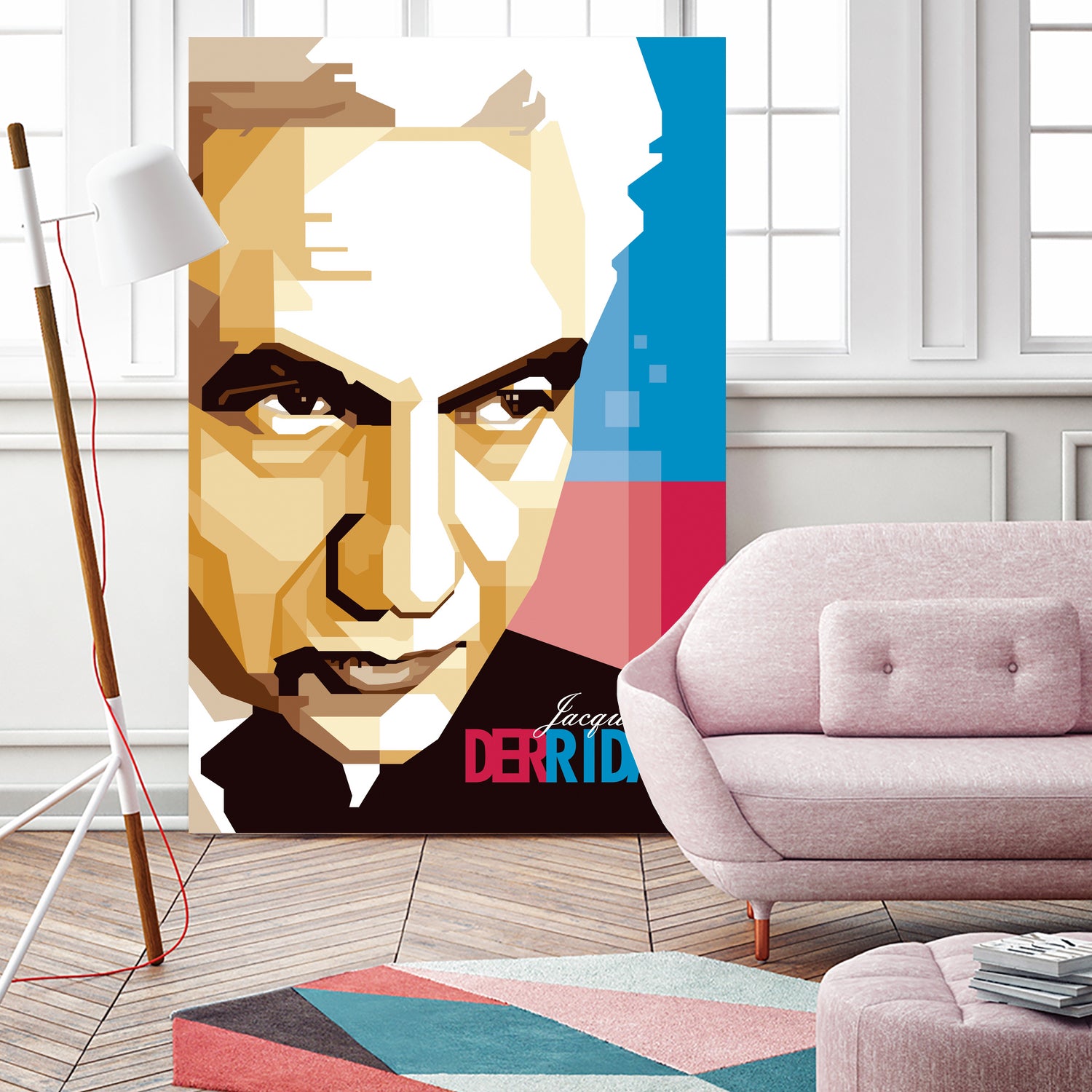 Jacques Derrida by Ahmad Taufiq on GIANT ART - brown digital drawing