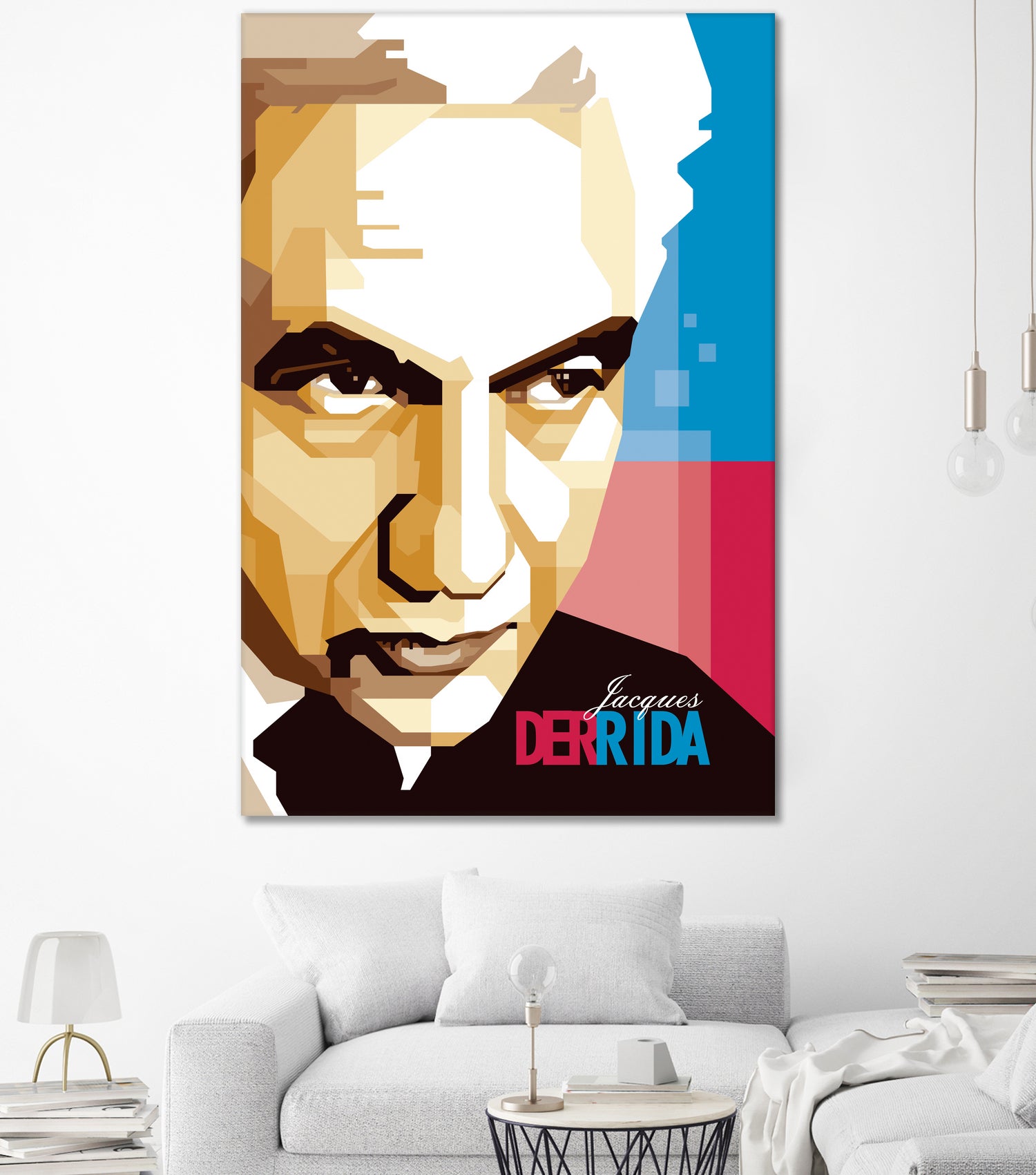 Jacques Derrida by Ahmad Taufiq on GIANT ART - brown digital drawing