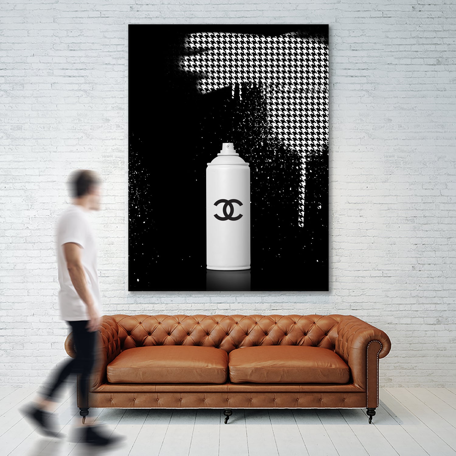 Chanel Spray Paint by Alexandre Venancio on GIANT ART - black digital painting