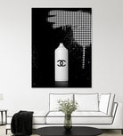 Chanel Spray Paint by Alexandre Venancio on GIANT ART - black digital painting