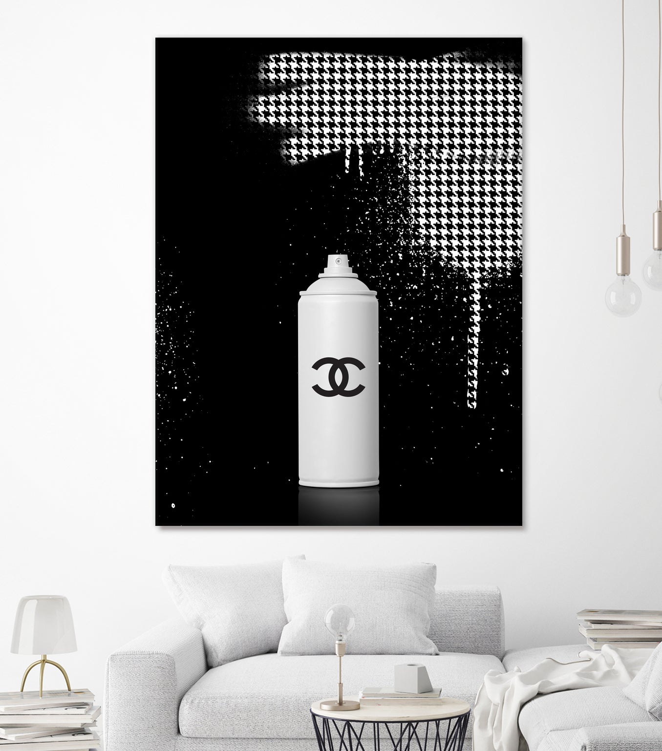 Chanel Spray Paint by Alexandre Venancio on GIANT ART - black digital painting