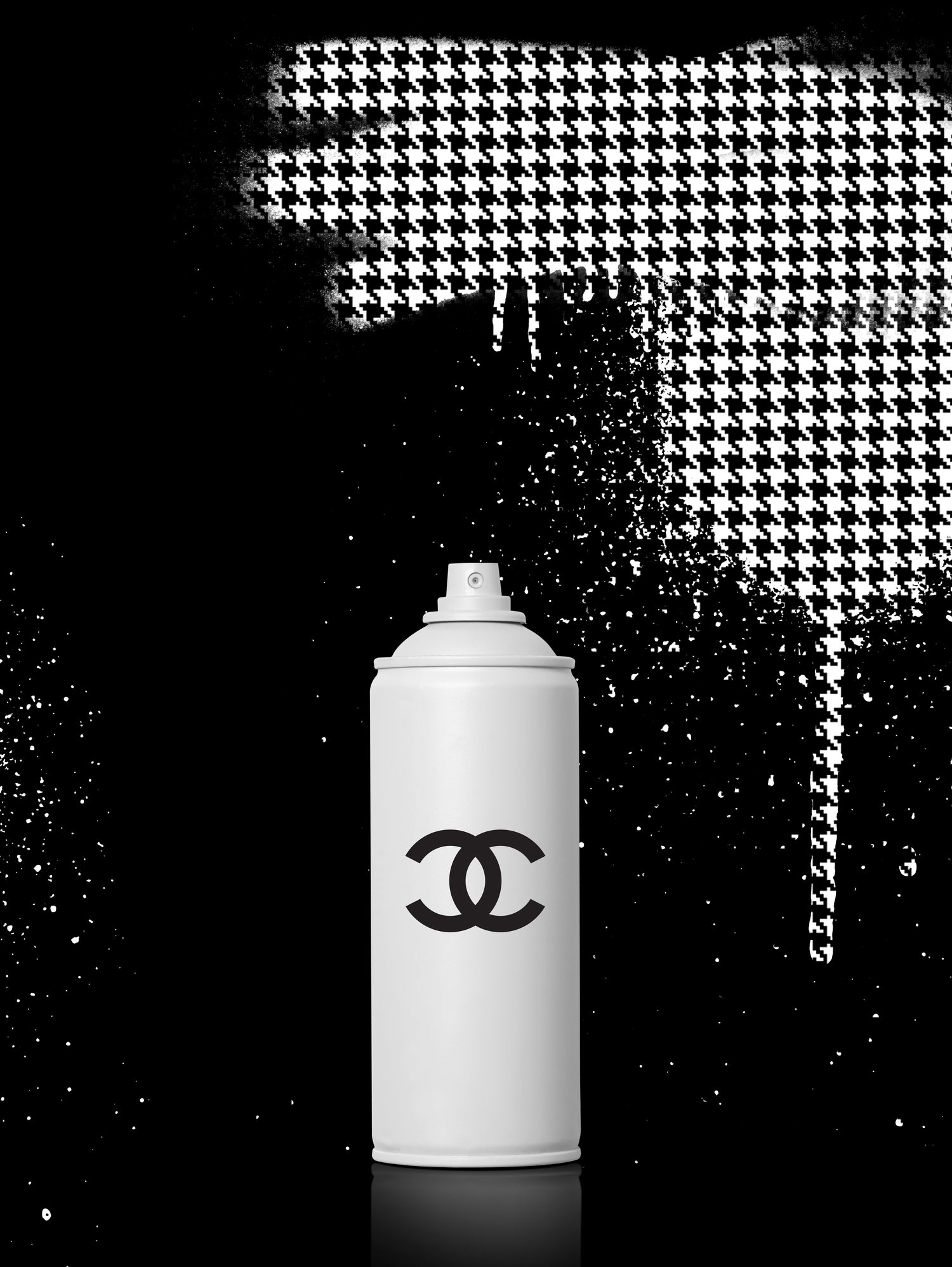 Chanel Spray Paint by Alexandre Venancio on GIANT ART - black digital painting