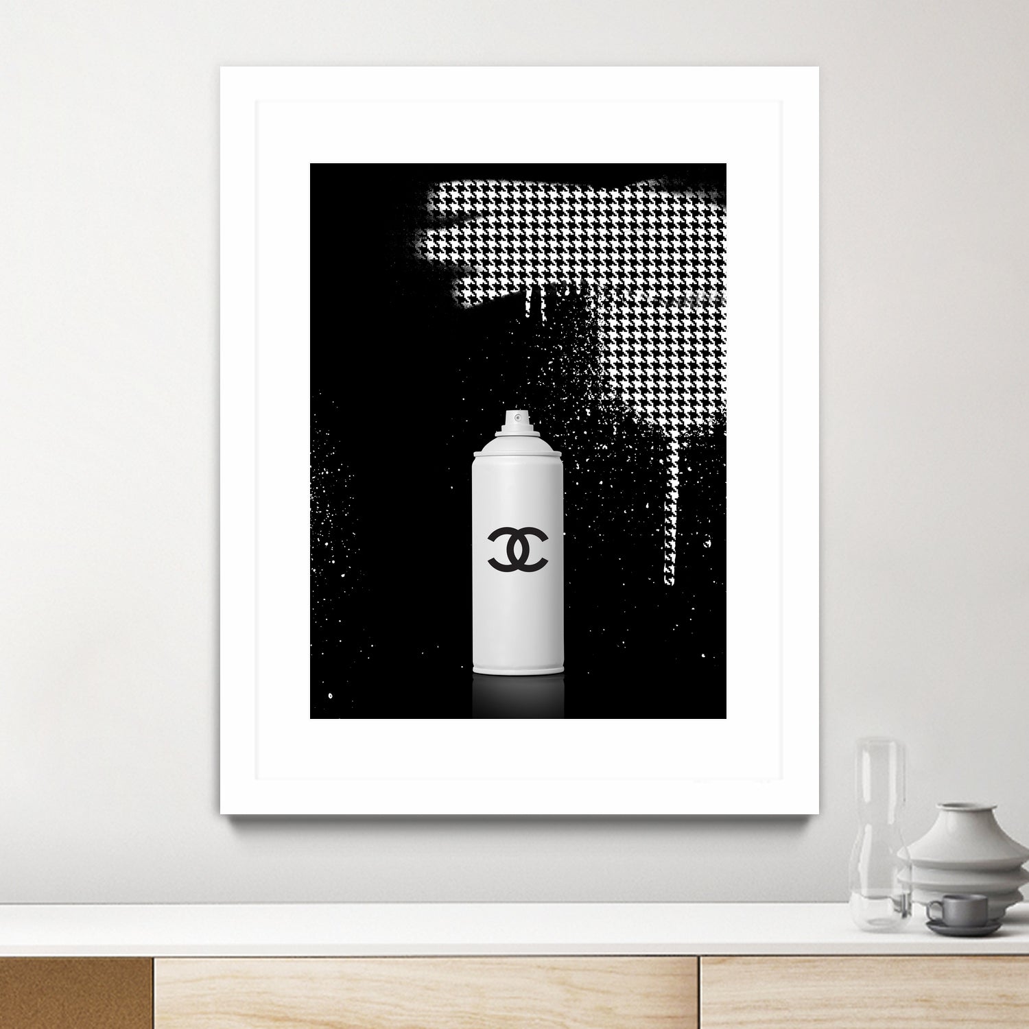 Chanel Spray Paint by Alexandre Venancio on GIANT ART - black digital painting