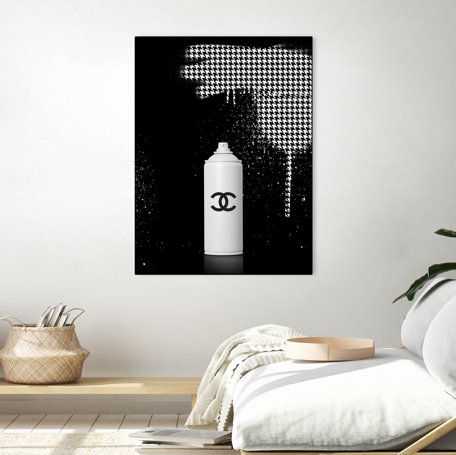 Chanel Spray Paint by Alexandre Venancio on GIANT ART - black digital painting