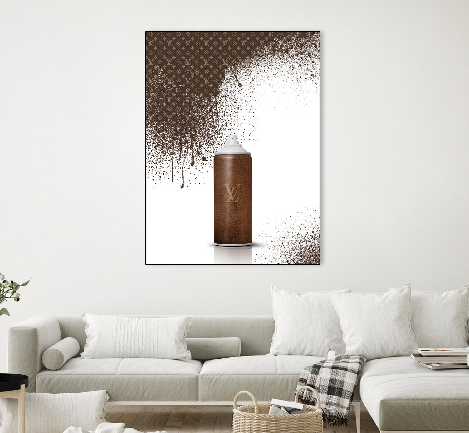 Louis Vuitton Spray Paint by Alexandre Venancio on GIANT ART - black digital painting