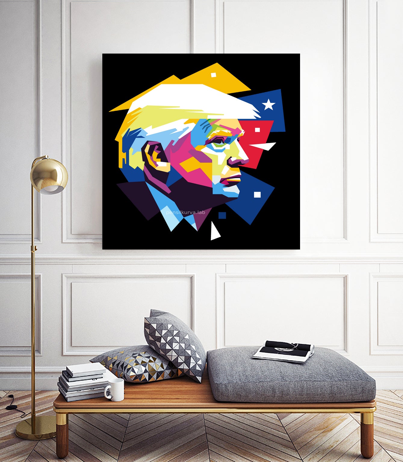 We Call him "Trump" by Robby Fathur on GIANT ART - white photo illustration