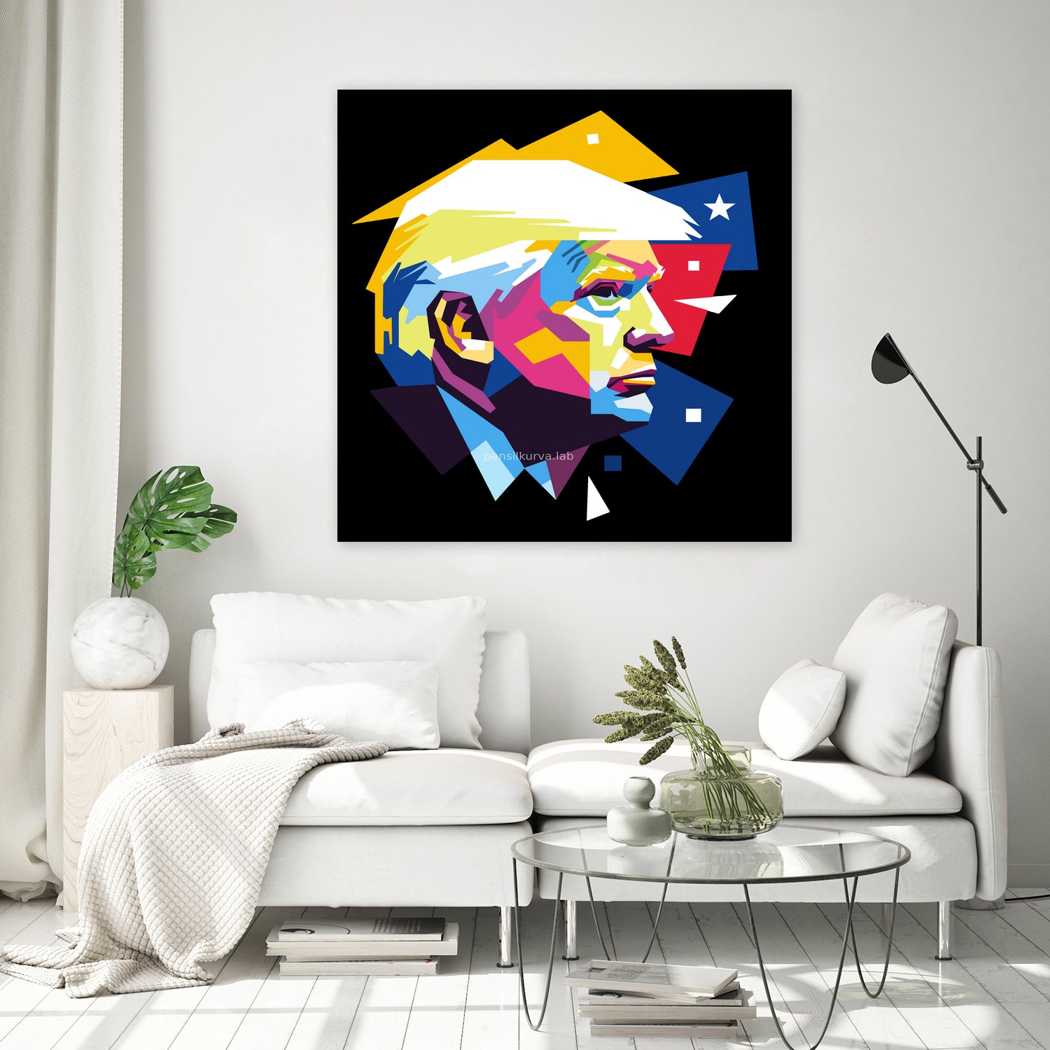 We Call him "Trump" by Robby Fathur on GIANT ART - white photo illustration