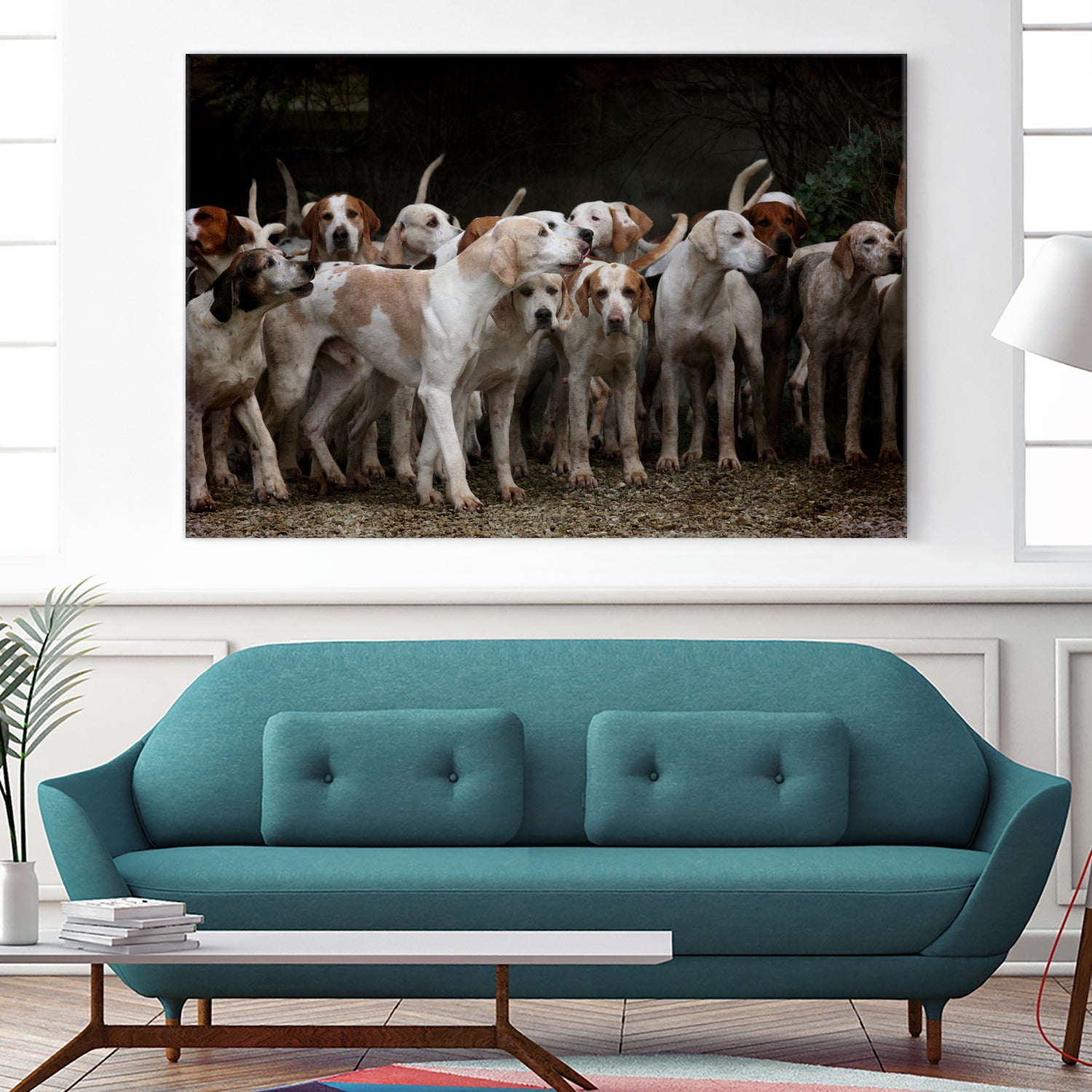 dog herd canine animal pet hounds by Retno Asih Mustakimah on GIANT ART - brown photo manipulation