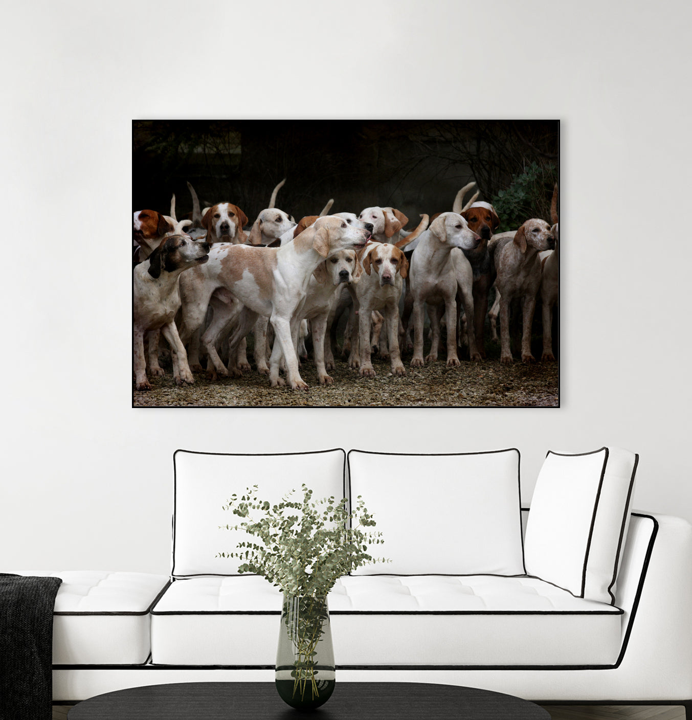 dog herd canine animal pet hounds by Retno Asih Mustakimah on GIANT ART - brown photo manipulation